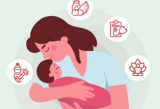 Mother Holding a baby